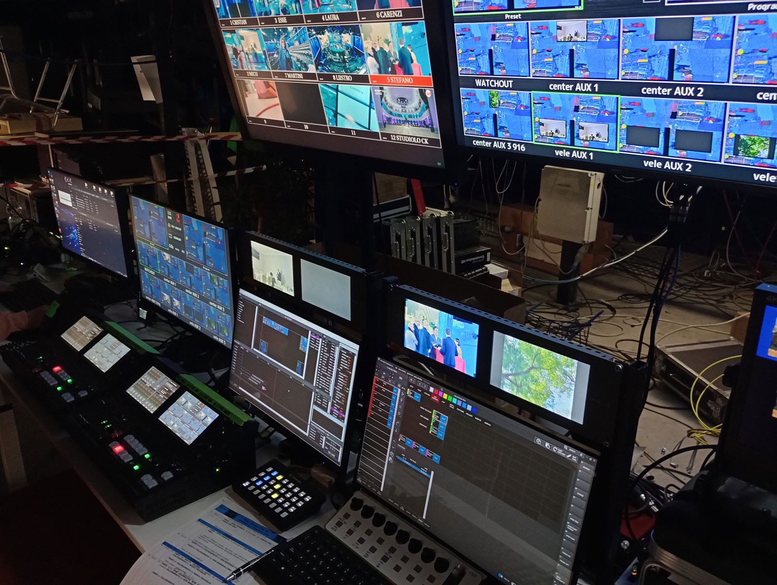 FILLandKEY Uses the Roland VR-400UHD