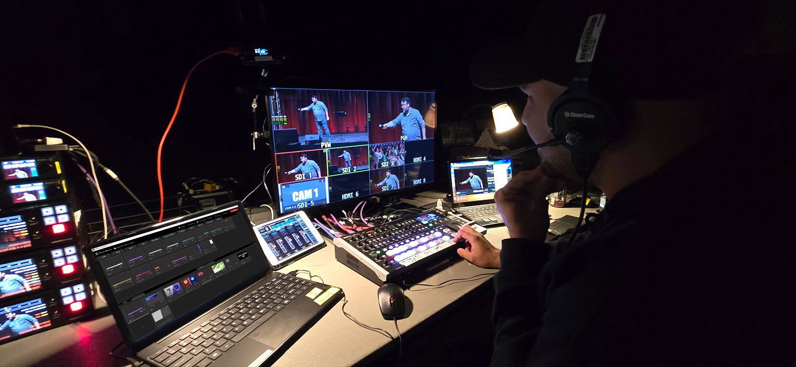 George Robbins - Roland V-160HD Streaming Video Switcher