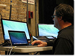 The Roland VR-50HD can handle a variety of video inputs including laptops.