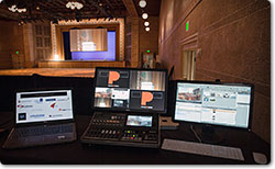 Stage from the VR-50HD position.