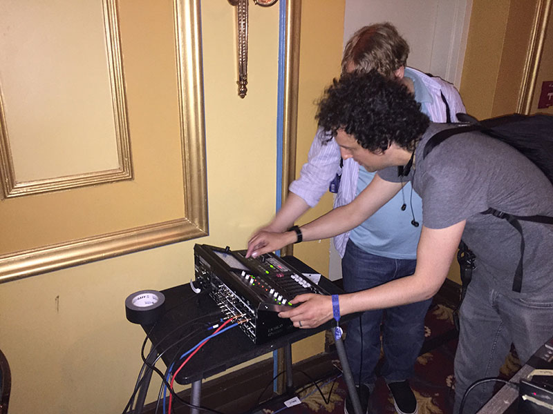 Cam Carrithers and KamranV at Moogfest 2017 in Durham, NC. 