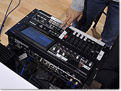 The Roland VR-50HD produced and streamed live from CES 2015.