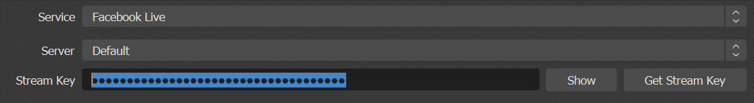 Livestreaming to Facebook with a PC