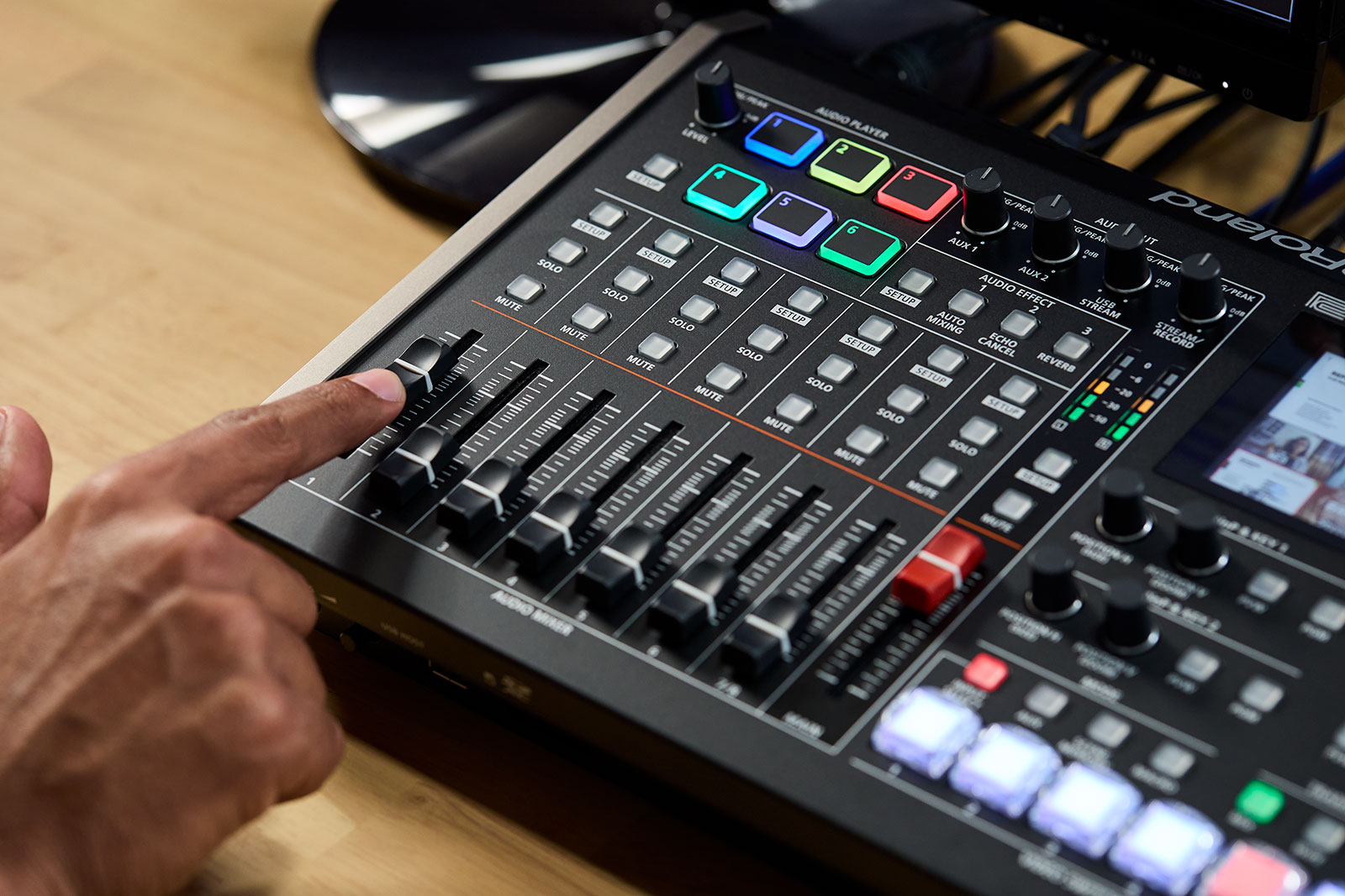 Roland VR-6HD audio mixer
