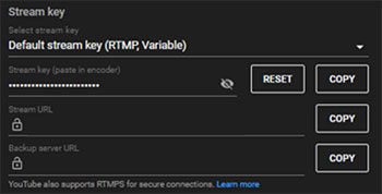 Livestreaming to YouTube with a PC