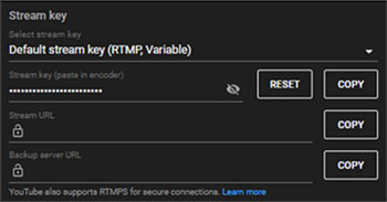 Livestreaming to YouTube with a PC