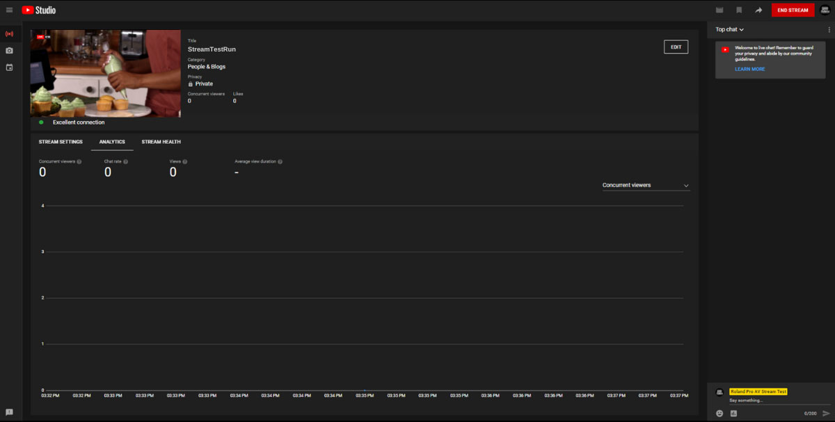 Livestreaming to YouTube with a PC