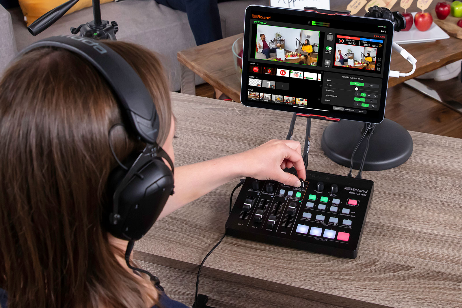 Roland Broadcast Studios in Schools