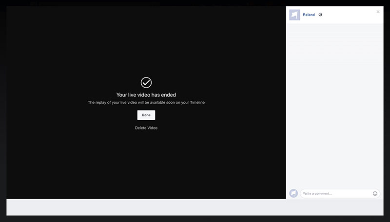 Google Chrome Live End Live Stream