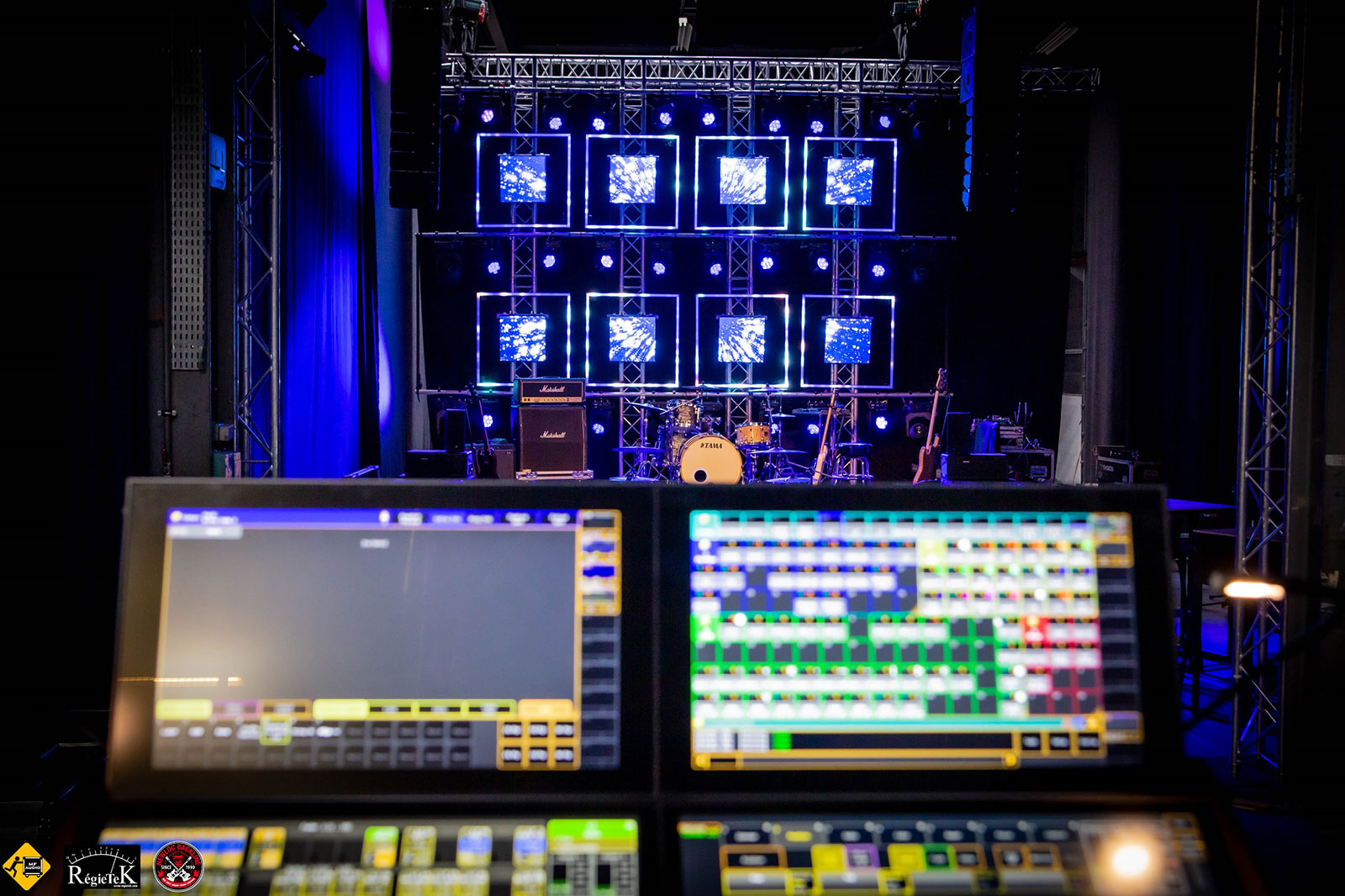 Stage seen from FOH