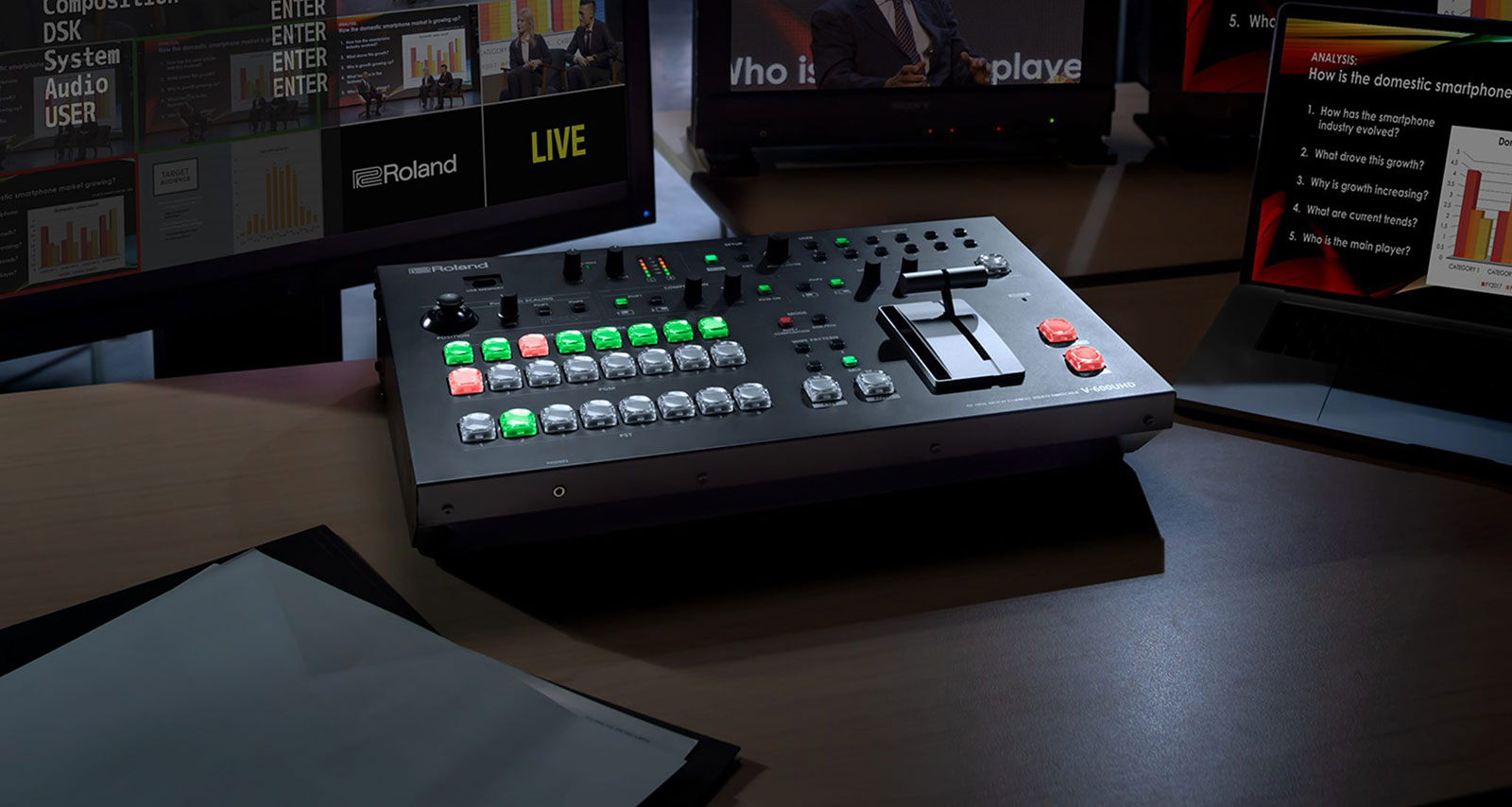 STV Visuals with Roland V-600UHD