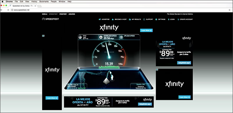 Run a Speed Test to Determine Internet Upload Speed