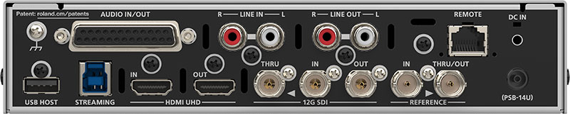 VC-100UHD 4K Video Scaler Rear Panel