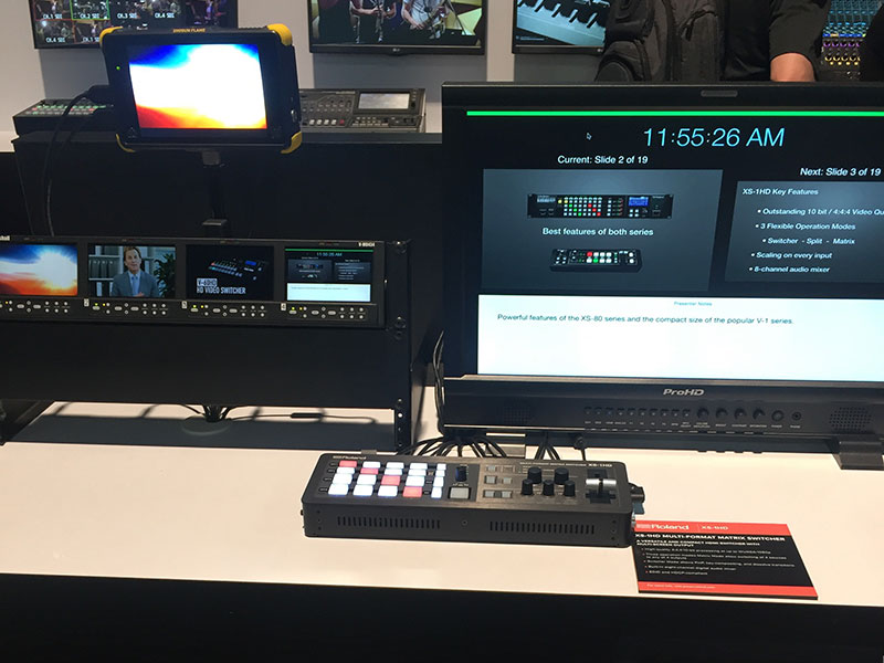 Roland XS-1HD at NAB 2018