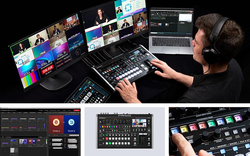 Roland V-80HD and Graphics Presenter