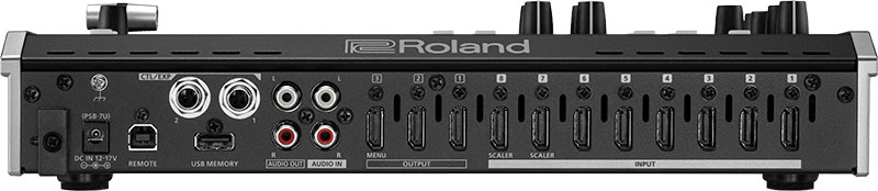 V-8HD Video Switcher Rear