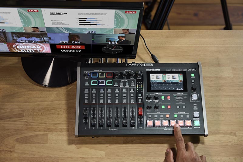 Roland VR-6HD Direct Streaming AV Mixer