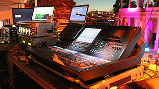 Roland M-5000 and M-5000C Digital Consoles multi-tasking at the CERES Award Ceremony