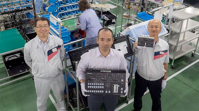 Touring the Roland Pro A/V Factory in Hamamatsu, JapanIn-country development, manufacturing, and quality assurance work together to bring high reliability!
