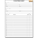 R-1000 Track Sheet B