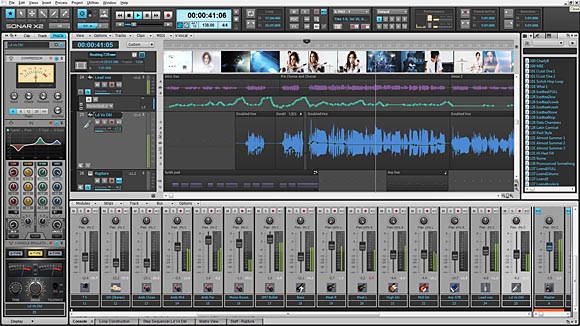 SONAR X1 Screen