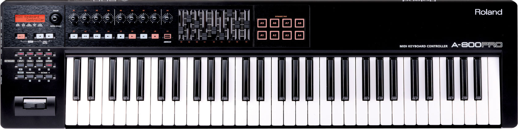世界有名な Roland MIDIキーボード A-800PRO ケース付 sushitai.com.mx