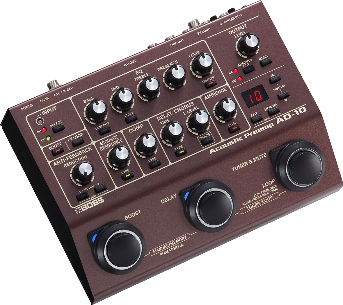 BOSS - AD-10 | Acoustic Preamp