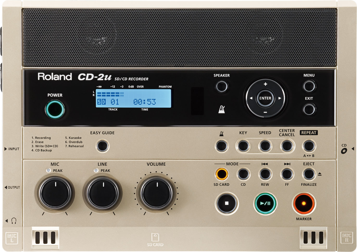 Roland - CD-2u | SD/CD Recorder