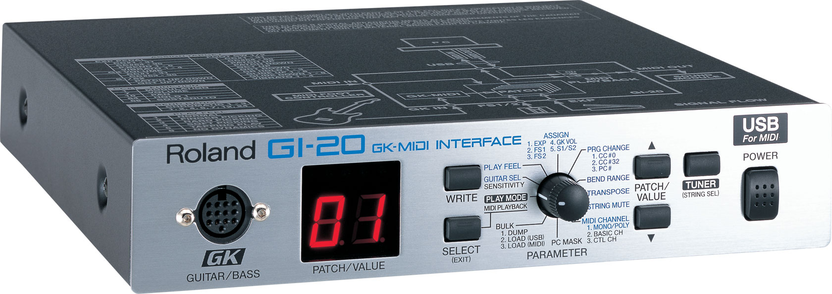 Legend fence Plenary session Roland - GI-20 | GK-MIDI Interface