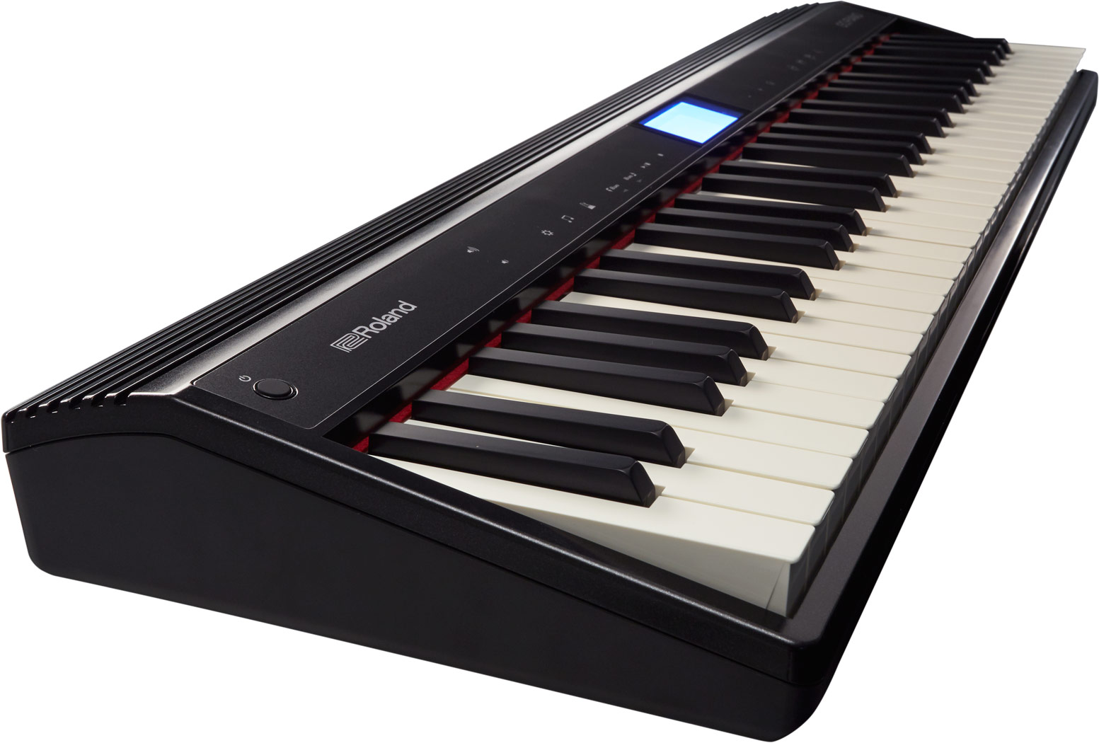 pianoforte piano digitale nero piano 61er Tastiera Bluetooth Batteria MIDI Roland Go 