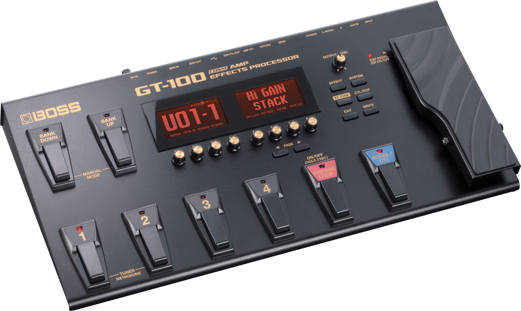 boss gt 100 effects processor