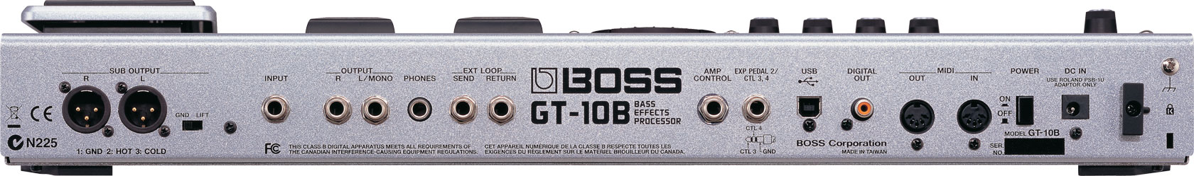 Boss Gt 10b Bass Effects Processor