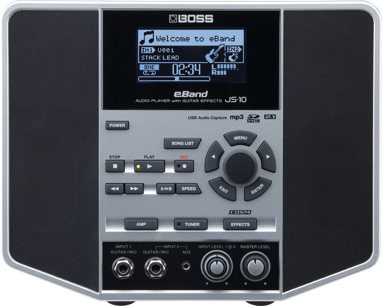 BOSS JS-10 Processador Multi-Efeitos Gravador para Guitarra, Baixo e Voz