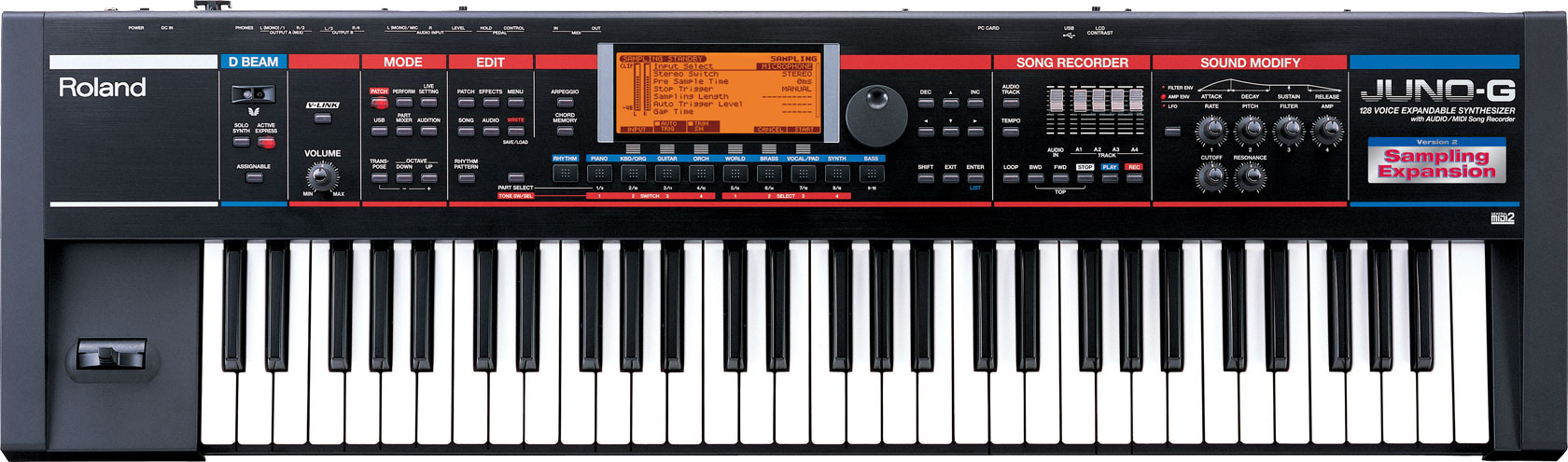 Roland - JUNO-G | 128 Voice Expandable Synthesizer with Audio/MIDI 