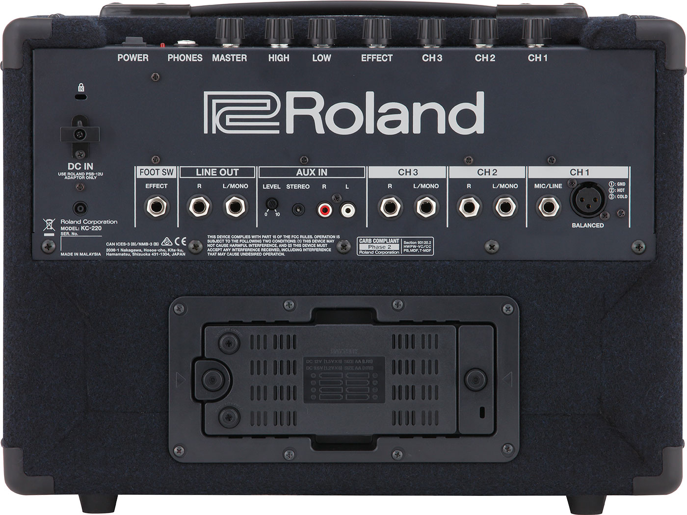 Roland - KC-220 | Battery Powered Stereo Keyboard Amplifier