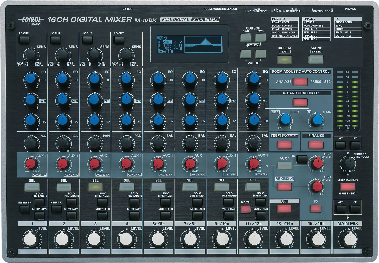 edirol m 16dx mixer