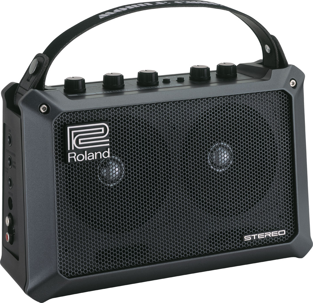 Roland Mobile Cube Battery-Powered Stereo Amplifier includes Free Wireless Earbuds Stereo Bluetooth In-ear and 1 Year Everything Music Extended Warranty 