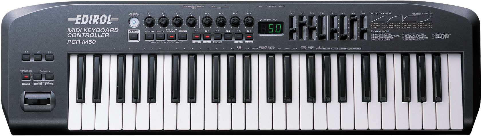 Roland - PCR-M50 | MIDI Keyboard Controller