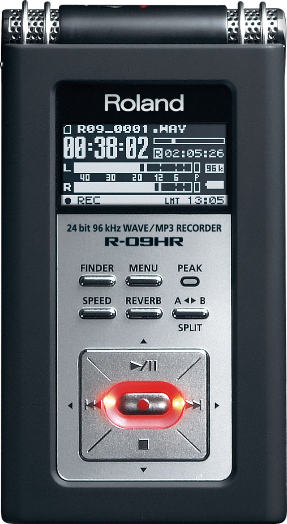 Roland R 09hr 24bit 96khz Wave Mp3 Recorder