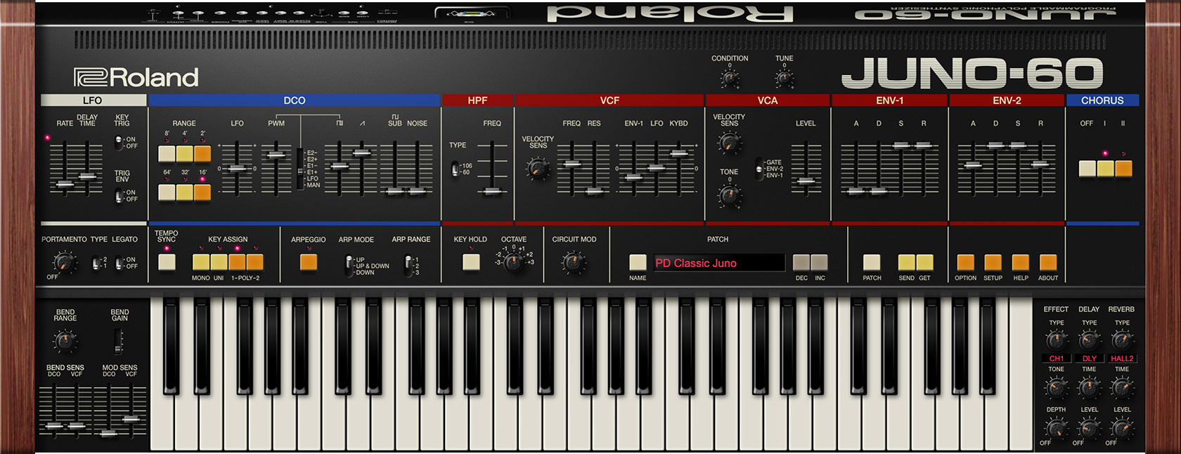 Juno 60 Software Synthesizer Roland