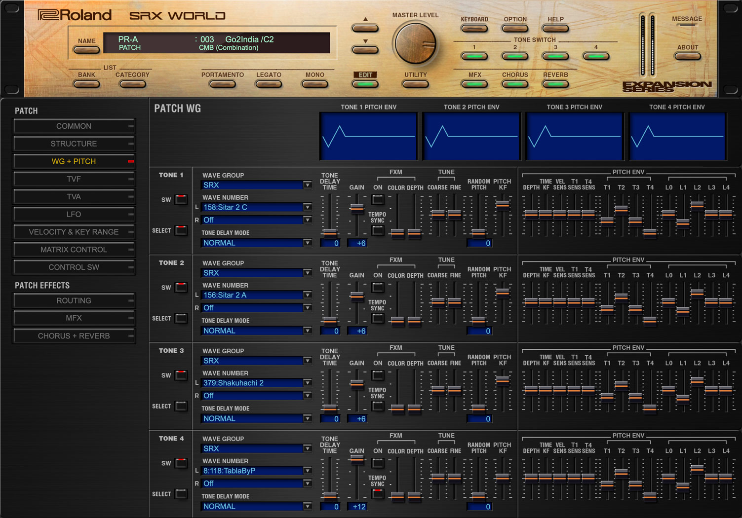 Roland - SRX WORLD | Software Synthesizer