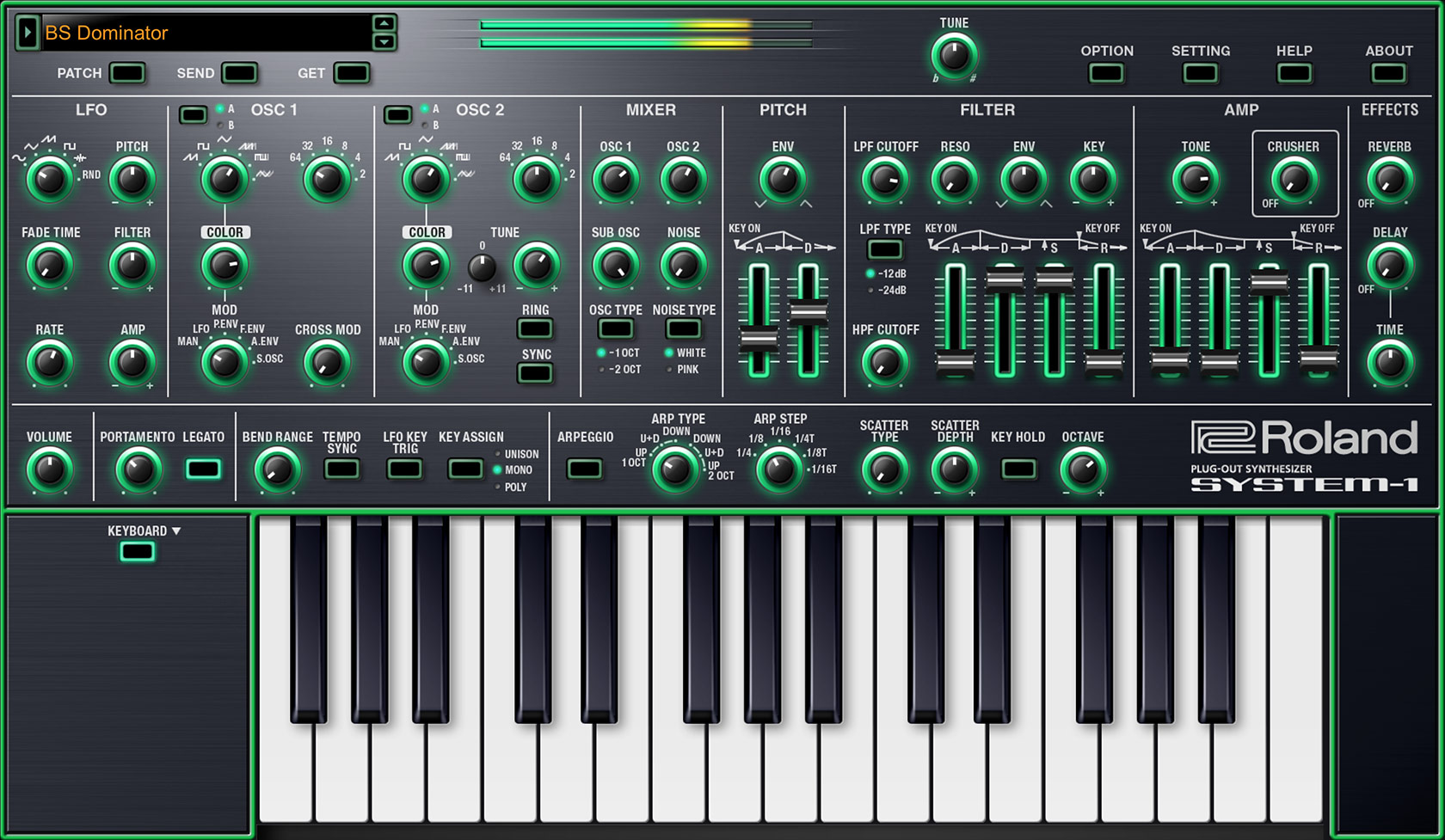 system 1 synth