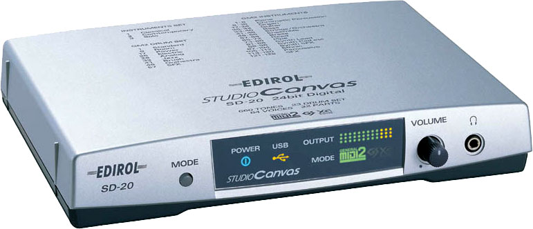 Roland - SD-20 | USB Bus-Powered MIDI Sound Module