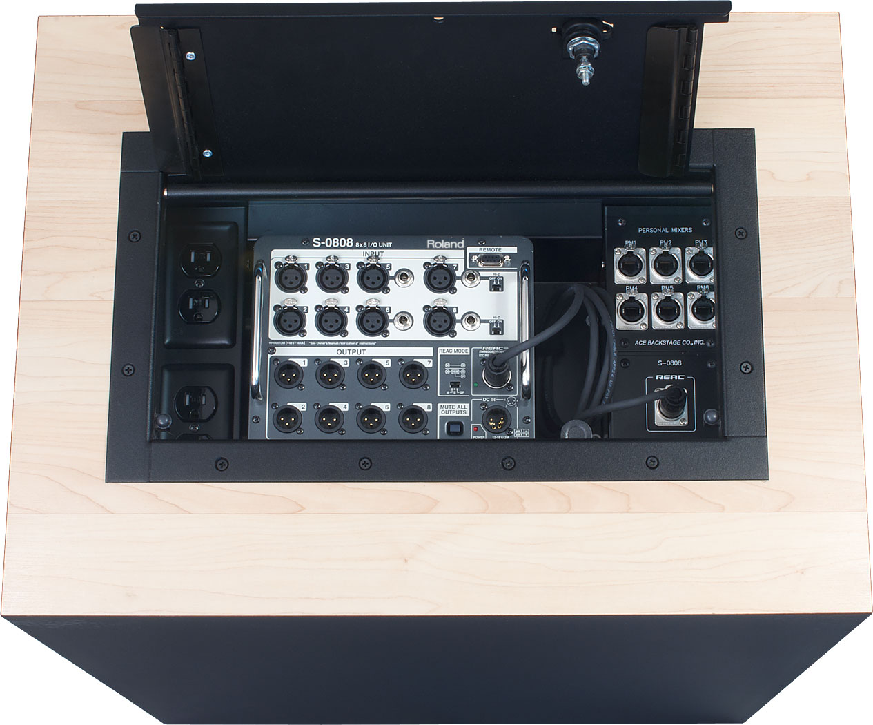 Roland Pro A/V S0808 Stage Pocket Custom Stage Pocket for the