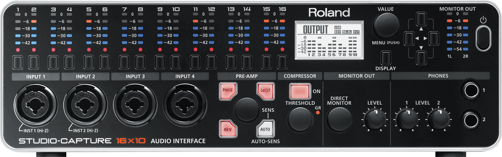 Roland - STUDIO-CAPTURE | USB 2.0 Audio Interface[UA-1610]