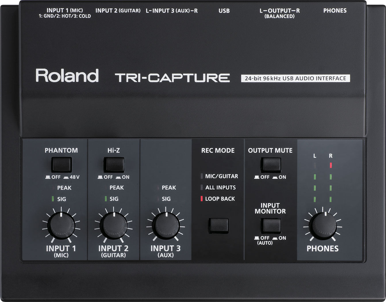 Tri Capture Usb Audio Interface Roland