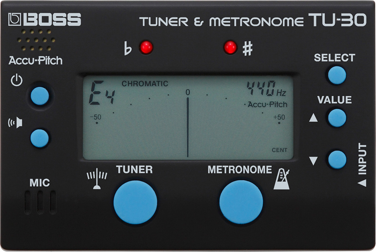 TU30 BOSS TU-30 Tuner & Metronome 