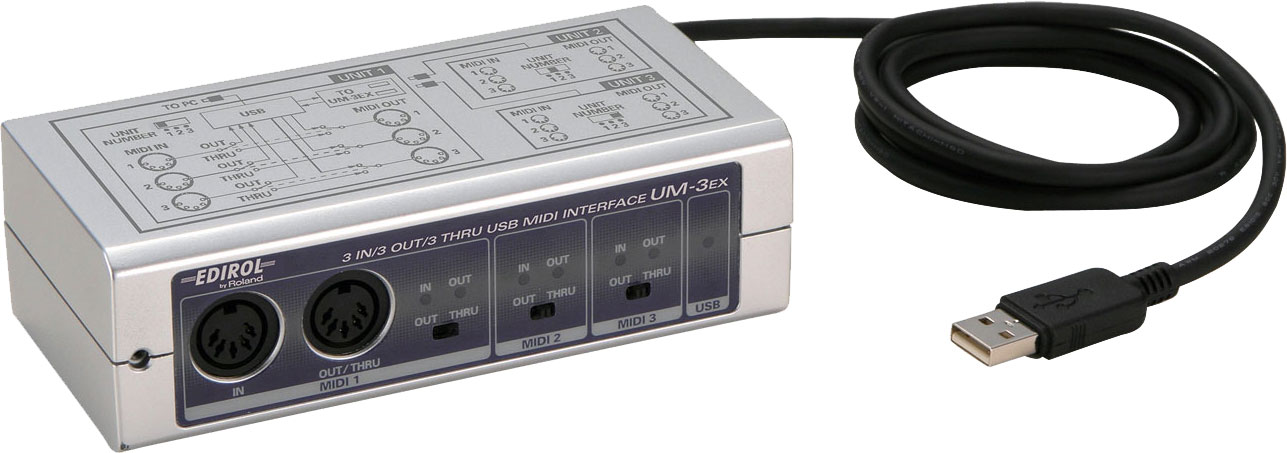 edirol usb midi interface