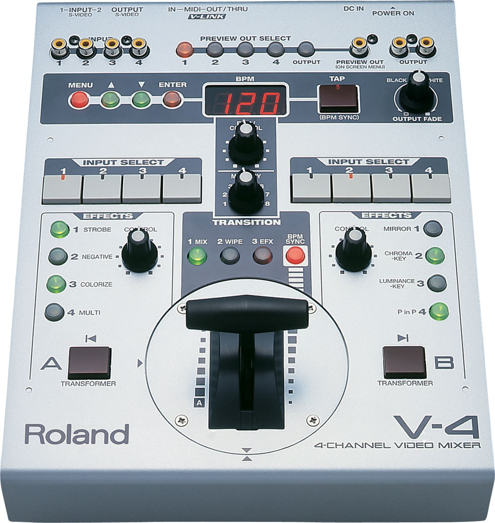 Roland Pro A V V 4 4 Channel Video Mixer