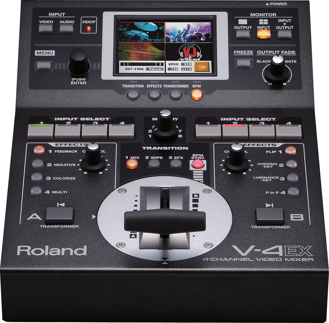 Roland Pro A/V - V-4EX | 4 チャンネル・ビデオ・スイッチャー
